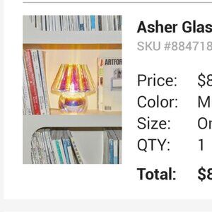 Asher Glass Table Lamp